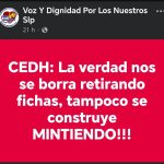 Colectivo Voz y Dignidad desmiente a presidenta de la CEDH: “¡Que muestre una convocatoria con firma de recibido!”