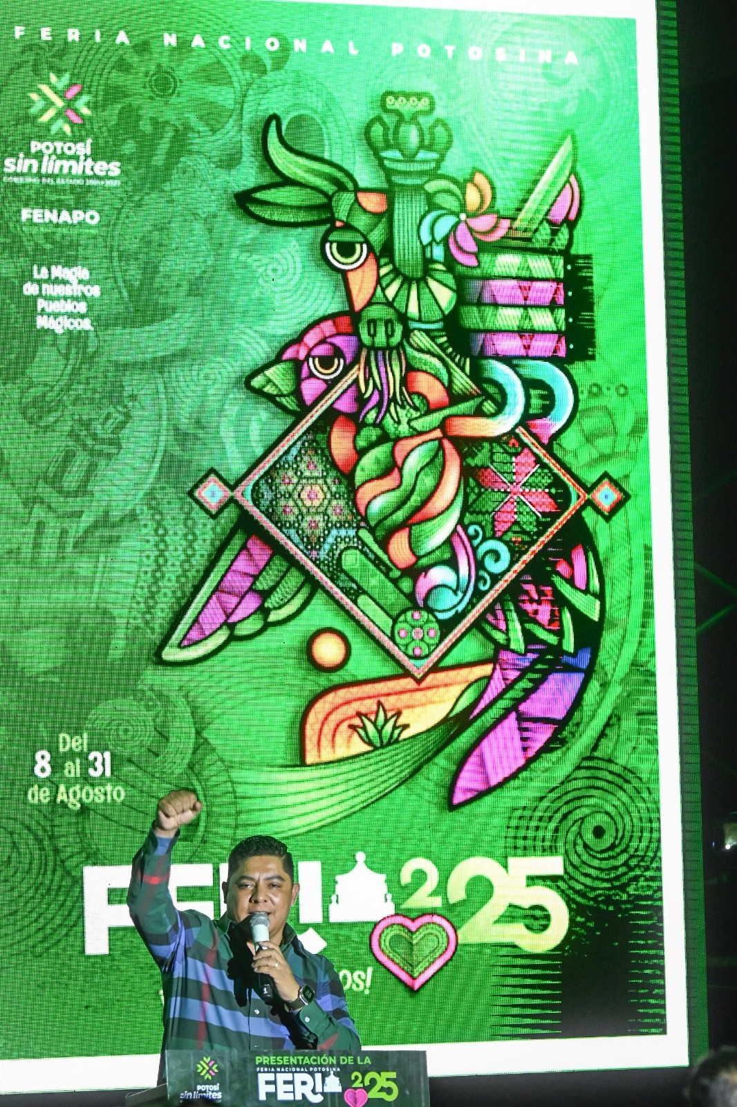 Destaca Ricardo Gallardo elenco de Fenapo como plural e incluyente