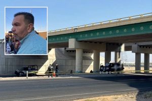 Hallan dos cuerpos colgados con mensaje en puente de Ciudad Juárez