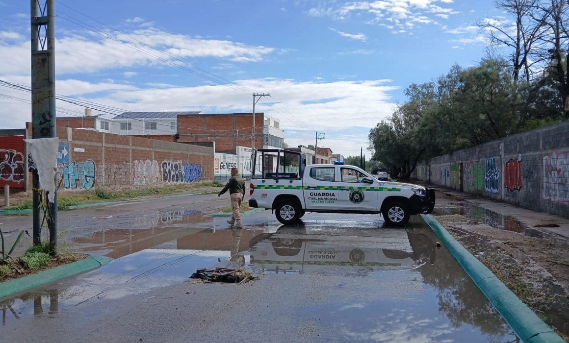 Más de 2 mil familias viven en zonas de riesgo por inundaciones en Villa de Pozos