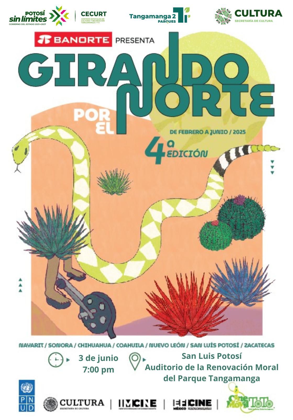 Tangamanga II tendrá función de cine gratuita y ecológica