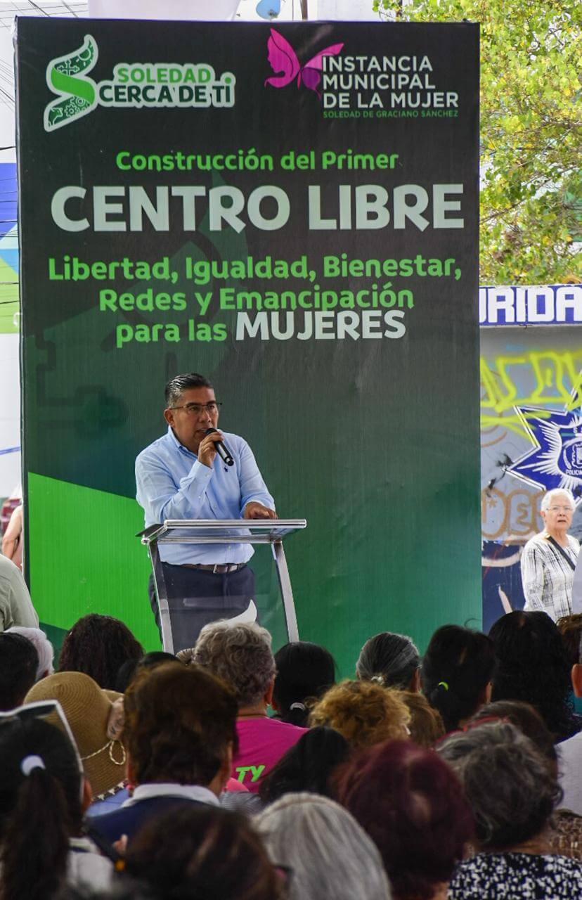 Alcalde de Soledad destaca avances en la construcción del centro libre, un espacio para la protección de las mujeres