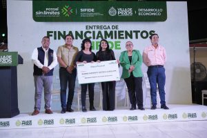Emprendedores de Villa de Pozos obtuvieron créditos Sifide