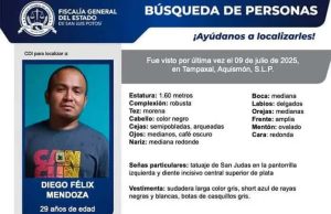 Encuentran sin vida a Diego Félix Mendoza en zona serrana de Aquismón, tenía una fractura en el cráneo