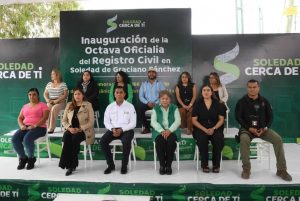 Gobierno de Soledad inaugura nueva oficialía del registro civil y acerca trámites a la colonia Santo Tomás