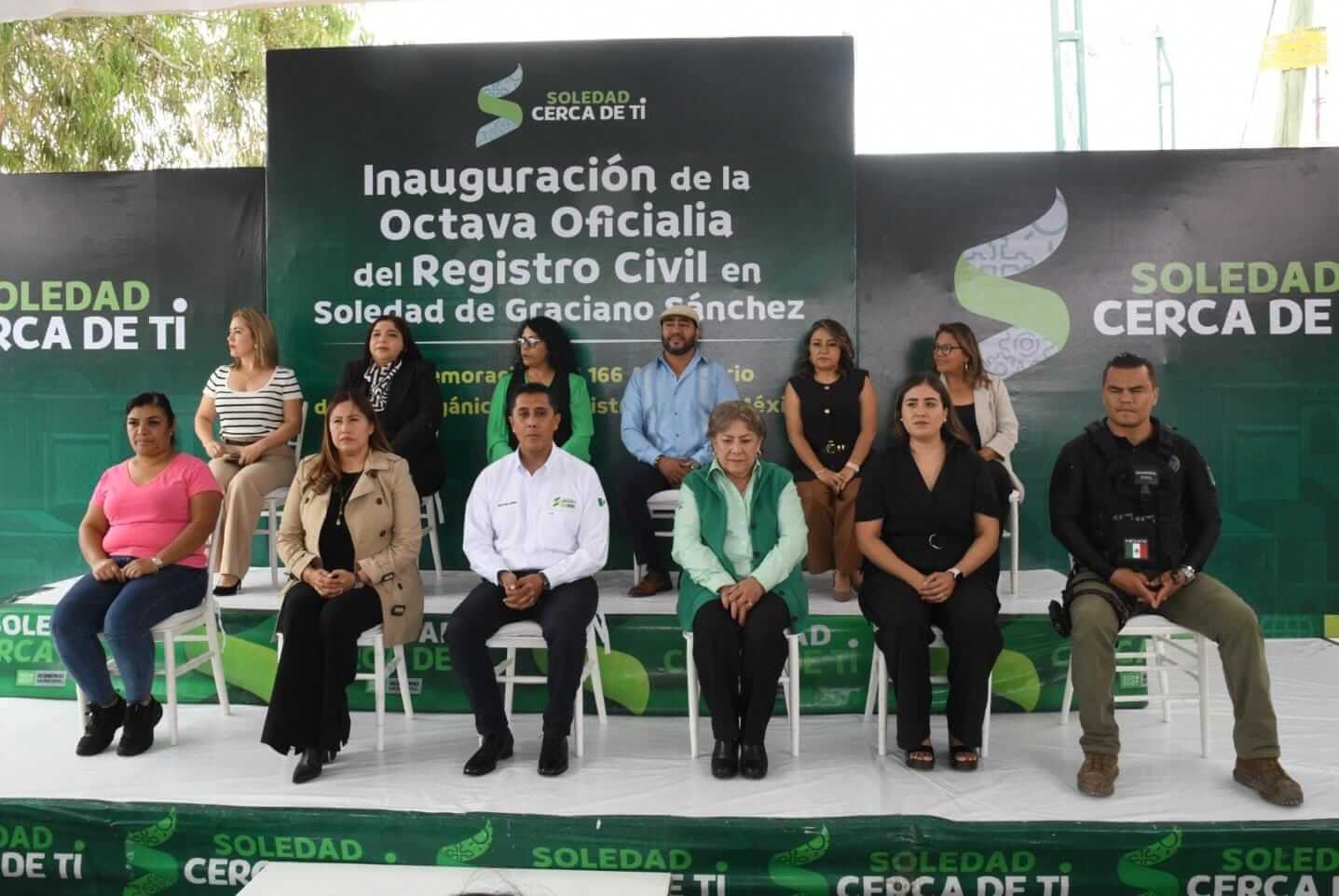 Gobierno de Soledad inaugura nueva oficialía del registro civil y acerca trámites a la colonia Santo Tomás