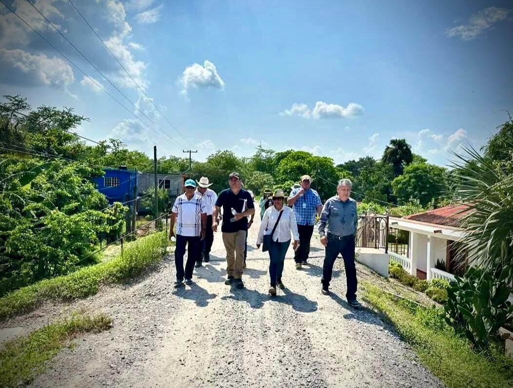 Revisa Conagua condiciones de bordos en Tamuín