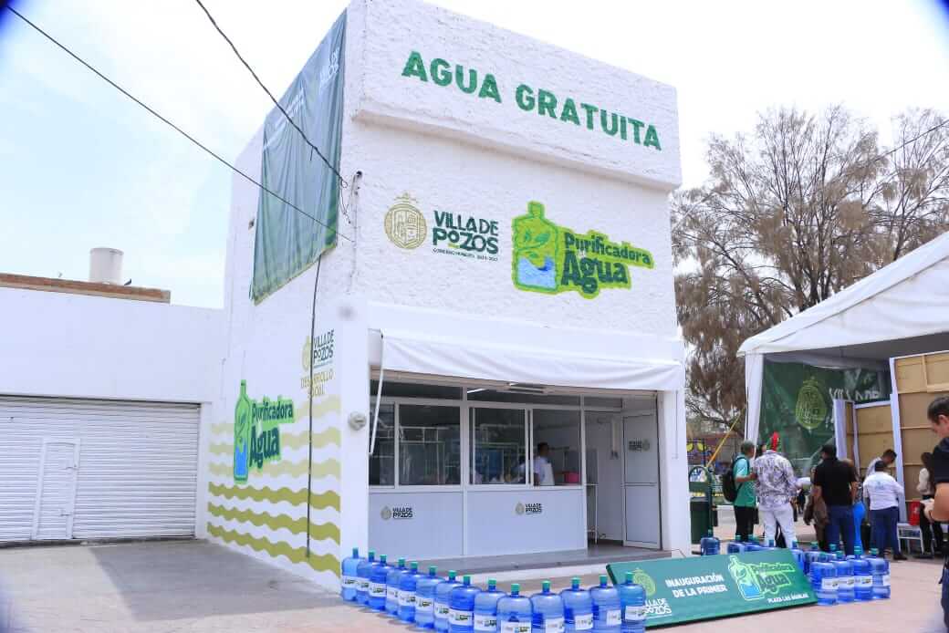Villa de Pozos contará con dos purificadoras de agua gratuita