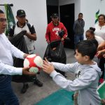 Alcalde Juan Manuel Navarro inaugura moderno espacio recreativo en un ambiente de fiesta ciudadana