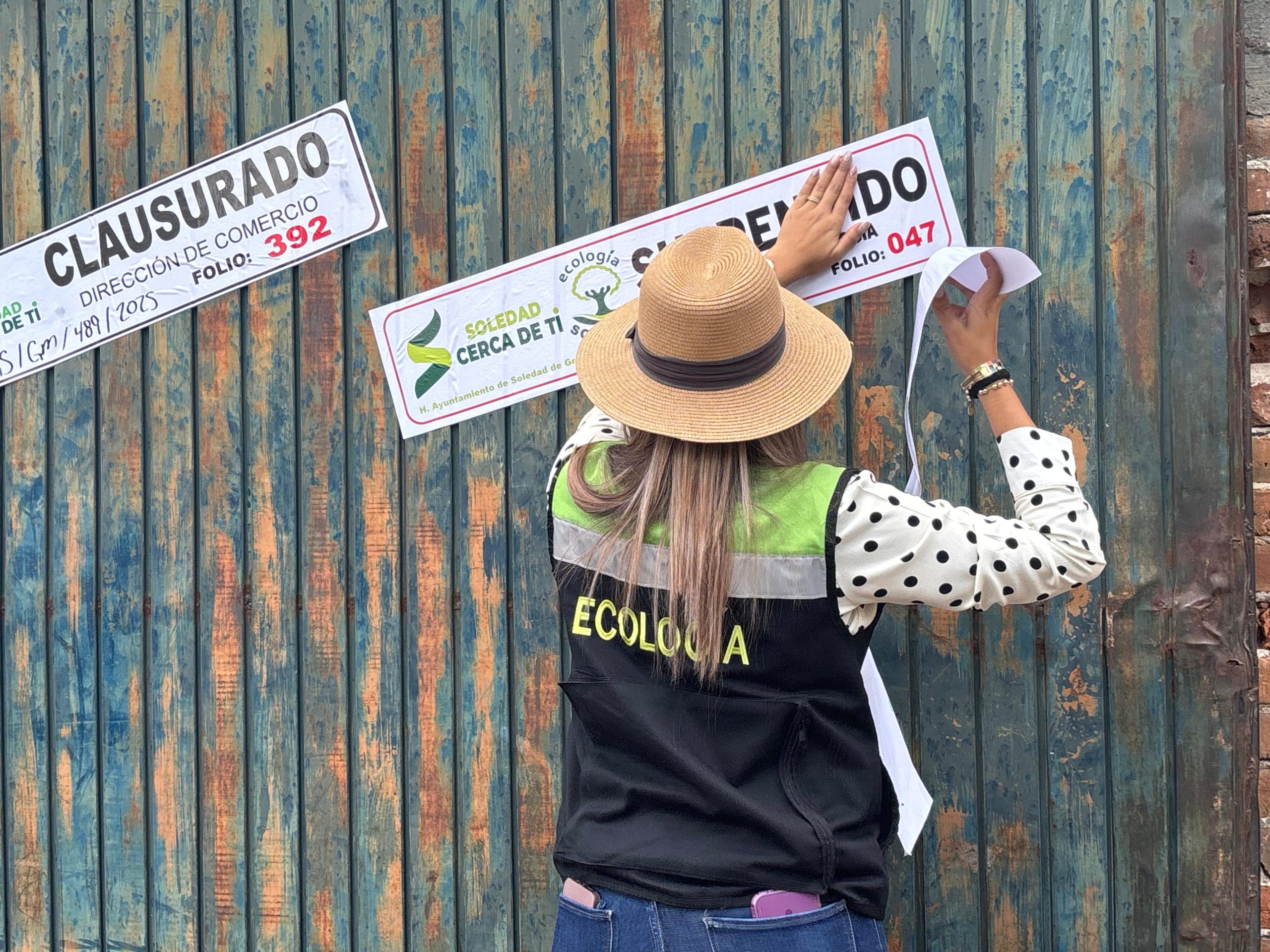 Ayuntamiento de Soledad refuerza vigilancia para la regulación comercial
