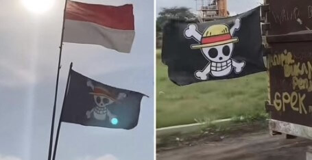 En Indonesia, la bandera de ‘One Piece’ se convierte en símbolo de protesta