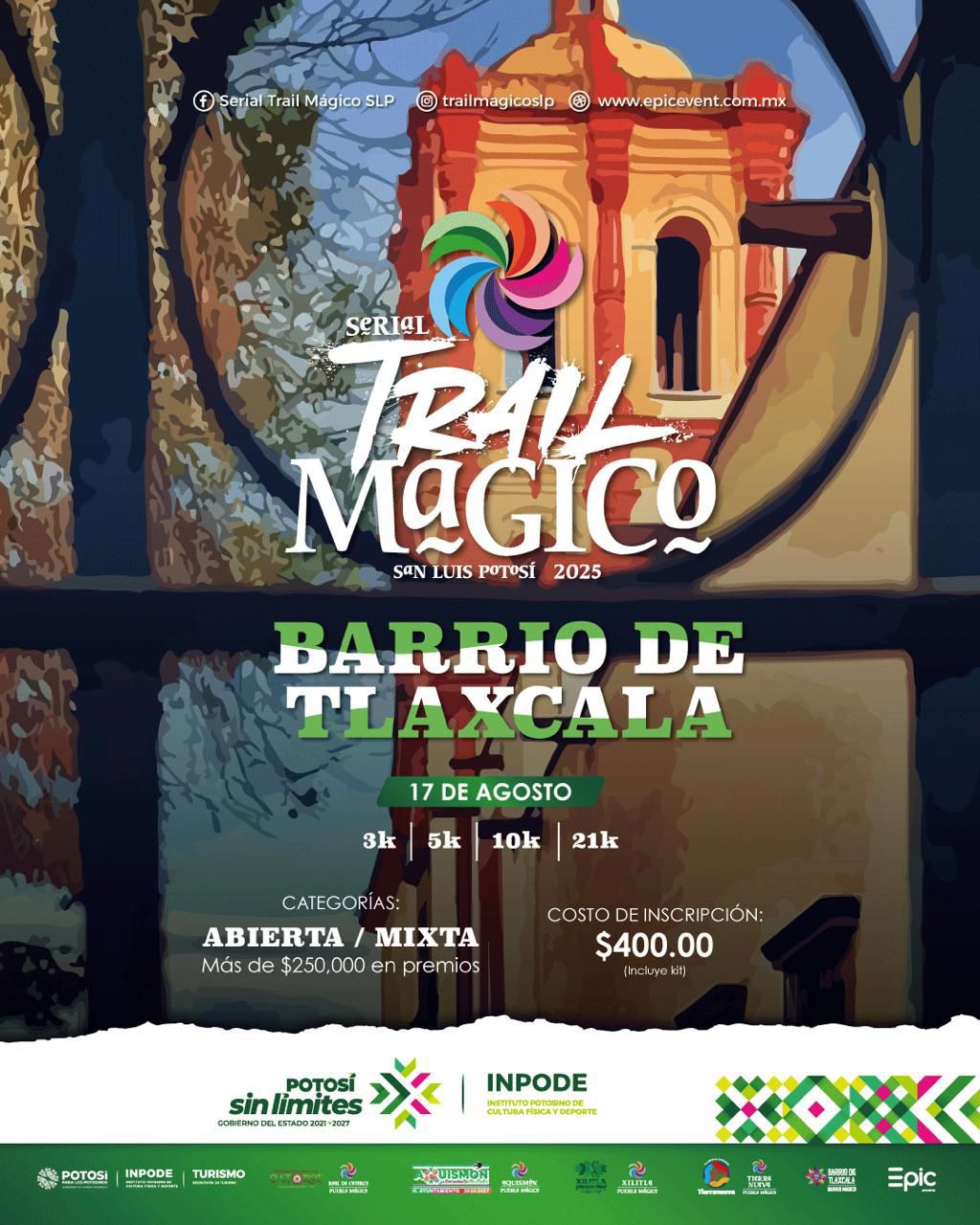 Tlaxcala te espera para el Serial Trail Mágico 2025