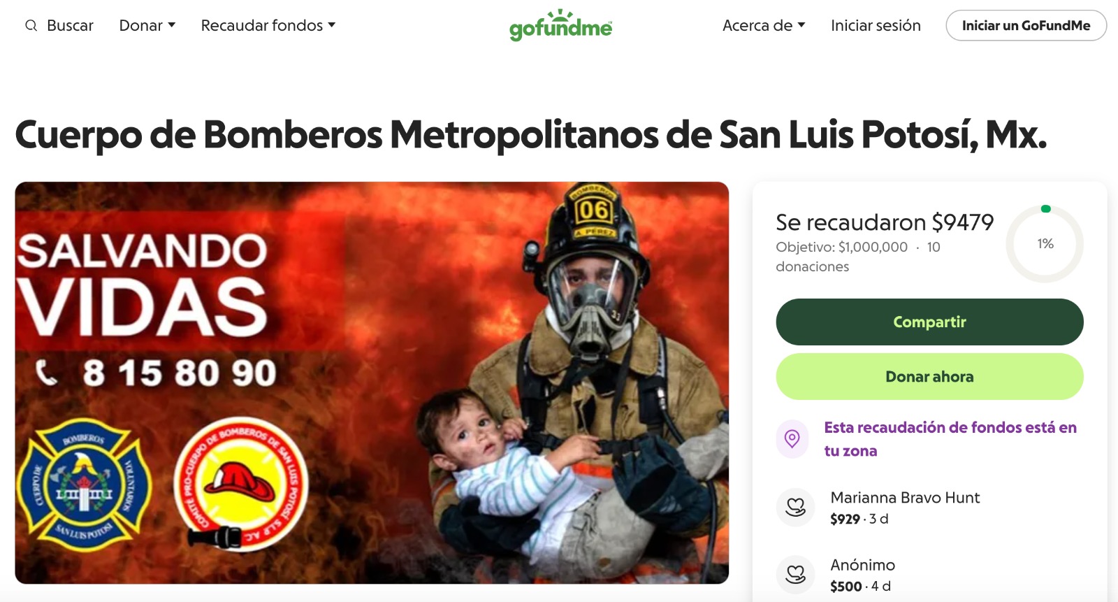 Bomberos de SLP piden apoyo: buscan un millón de pesos para salvar más vidas