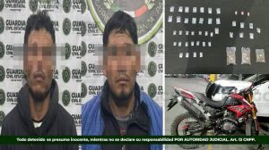 Operativo de ayer jueves en Villa de Reyes, derivó la detención de Tomás "N" y Gerardo "N", son señalados de narcomenudeo