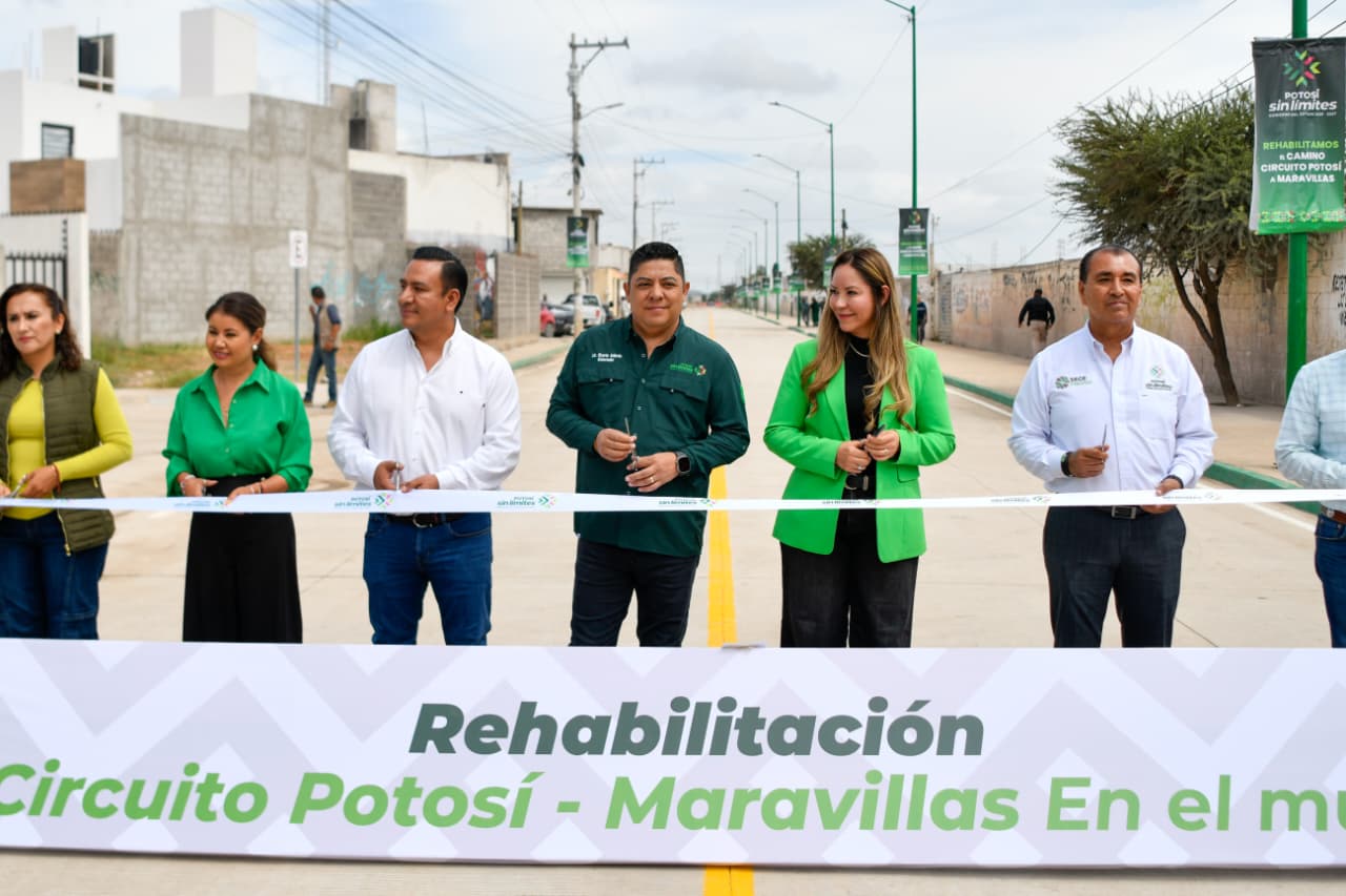 Ricardo Gallardo impulsa movilidad sin límites con nuevo circuito Mexquitic