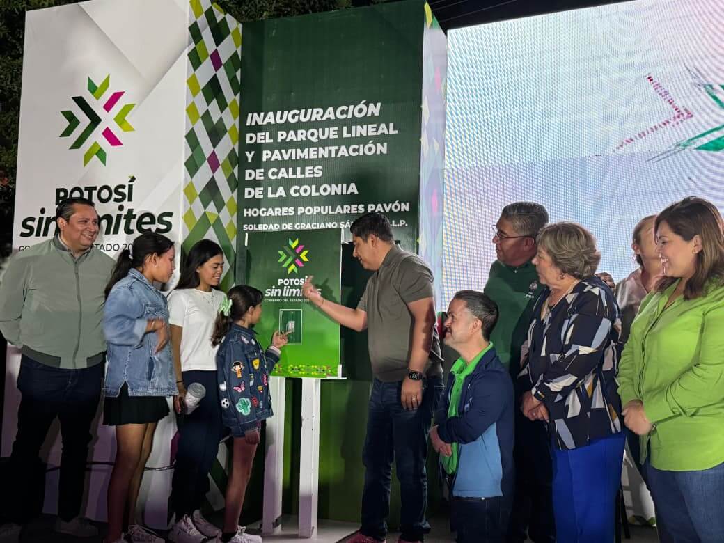 Soledad estrena el parque lineal más grande de México y renueva vialidades con inversión histórica