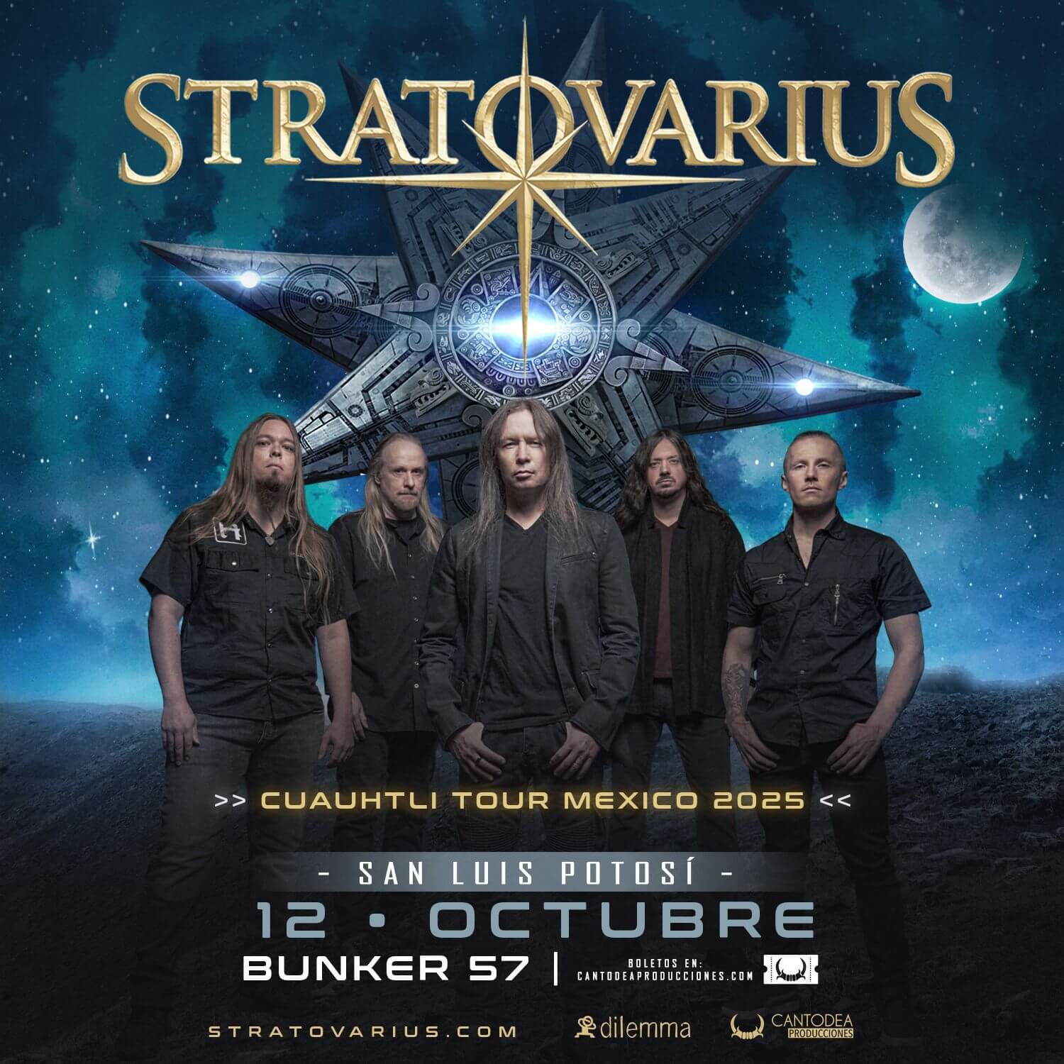 Stratovarius llega por primera vez a San Luis Potosí