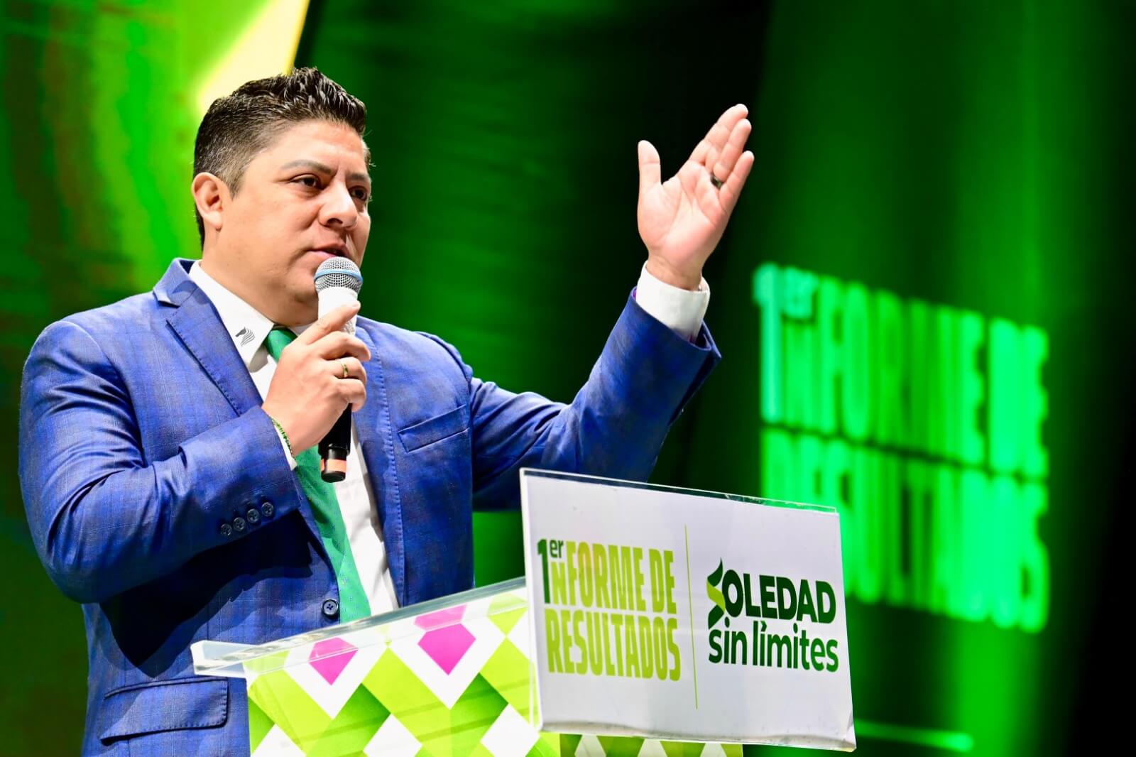 Consolidan Ricardo Gallardo y Juan Manuel Navarro apoyo sin límites en Soledad