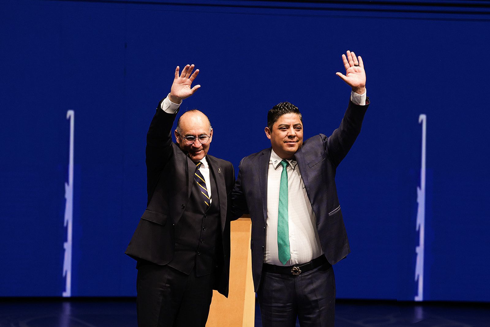 Gobernador Ricardo Gallardo reconoció a Enrique Galindo y aseguró respaldo total a su administración