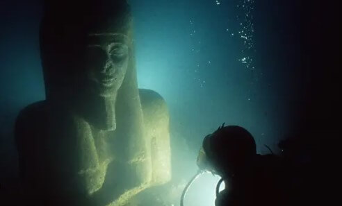 Descubren en Egipto nuevas ruinas de la ciudad sumergida de Canopus