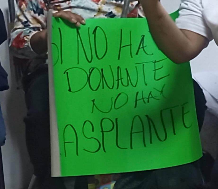 Pacientes renales exigen reapertura urgente del programa de trasplantes en SLP