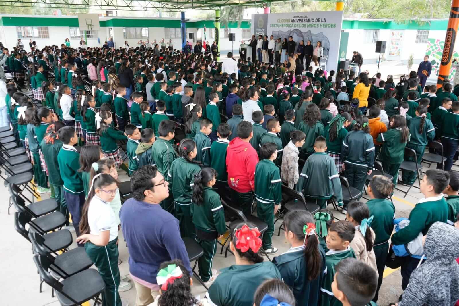 Villa de Pozos conmemora el CLXXVIII aniversario de la gesta heroica de los niños héroes
