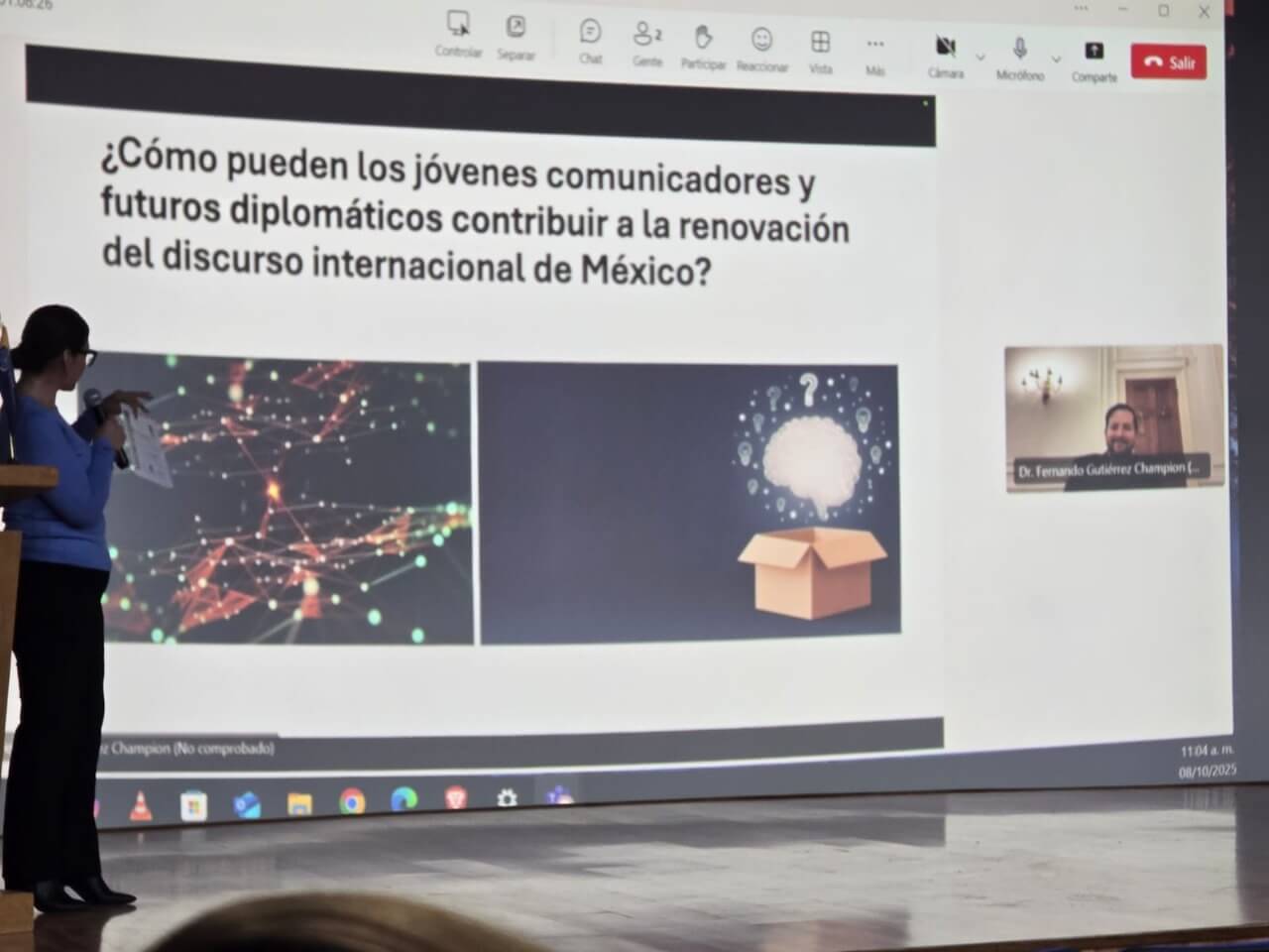 Embajada de México en Reino Unido comparte con estudiantes de la UASLP la relevancia de la comunicación en la diplomacia internacional