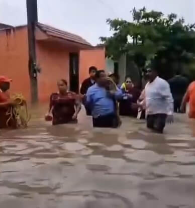 Inundaciones dejan su primera víctima en la frontera potosina; investigan si fue accidente o causa natural