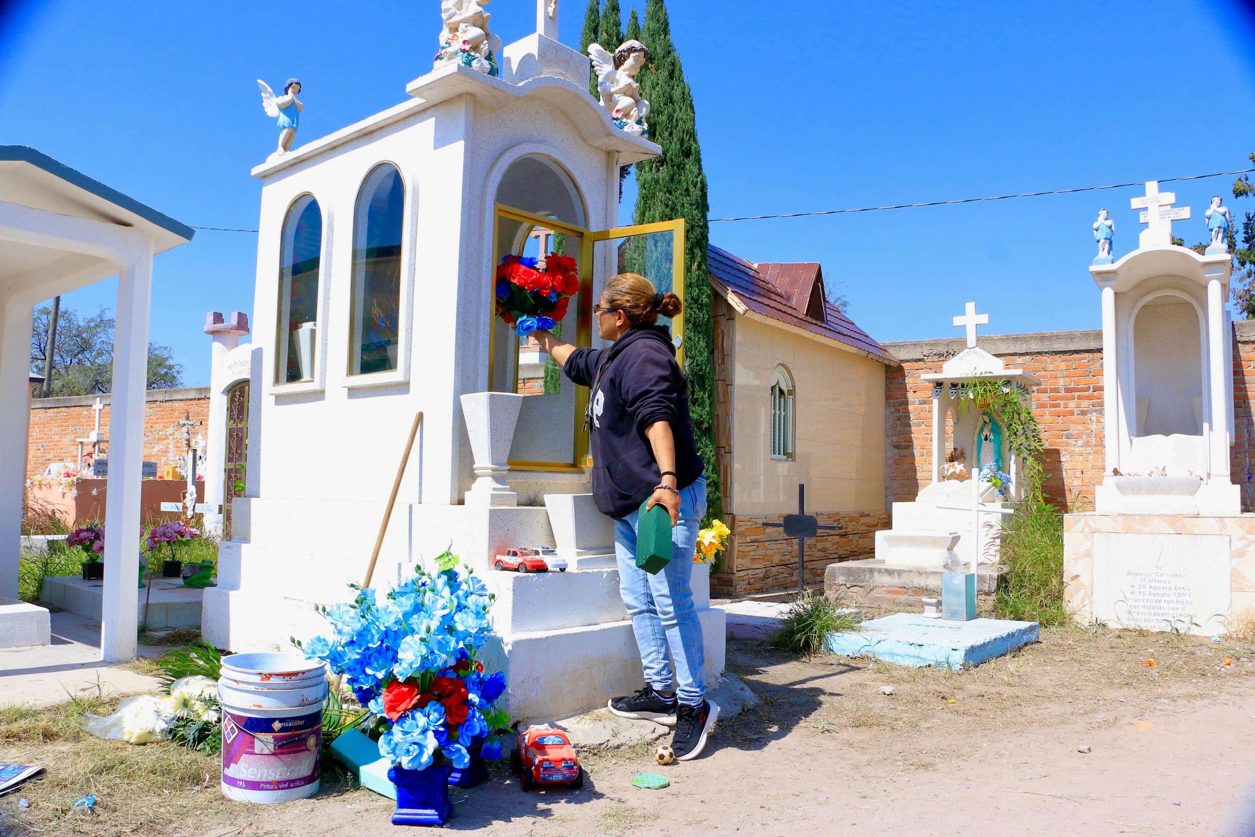 Realizan verificaciones de seguridad en panteones de Villa de Pozos