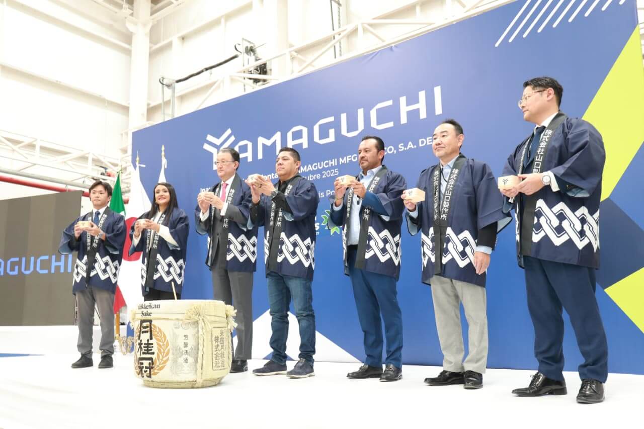 San Luis avanza en atracción de inversión; Ricardo Gallardo inaugura nueva planta japonesa