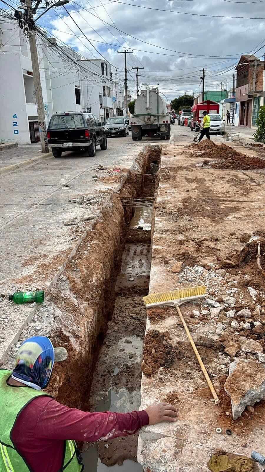 Villa de Pozos mejora infraestructura sanitaria en colonia rancho Viejo