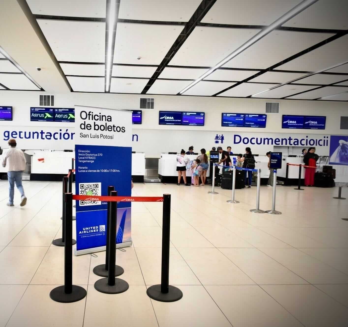 Avanza modernización y conectividad del aeropuerto internacional de San Luis Potosí