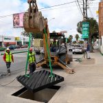 Ayuntamiento de Soledad pone fin a inundaciones en av. acceso norte; Juan Manuel Navarro inaugura colector pluvial