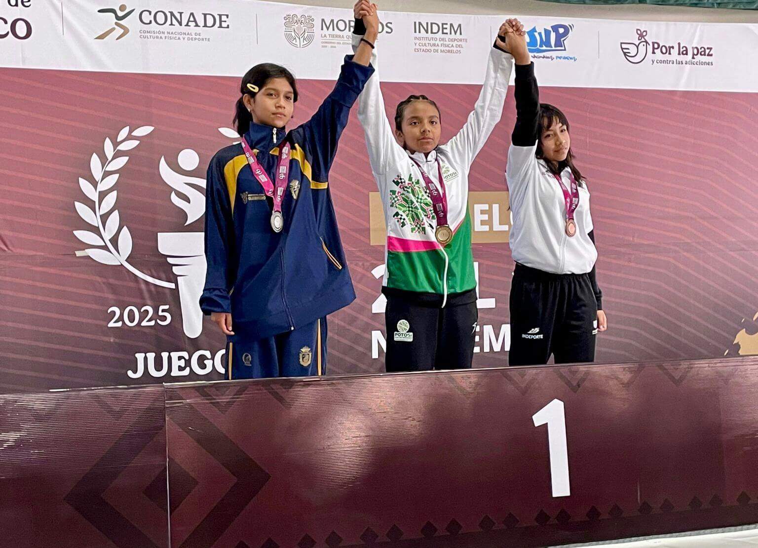 Con una cosecha de 10 medallas, se presenta San Luis Potosí en Juegos Populares 2025