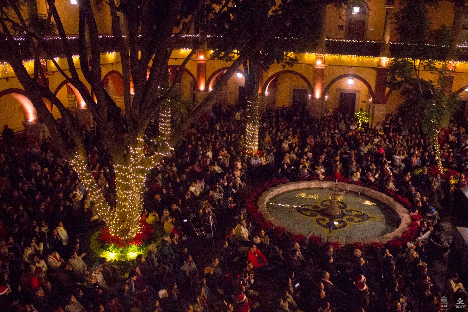Encendido Navideño 2025 iluminará el Edificio Central de la UASLP