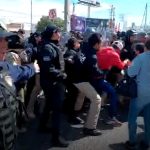  Gobierno estatal y municipal justifican trancazos tras manifestación en Escalerillas