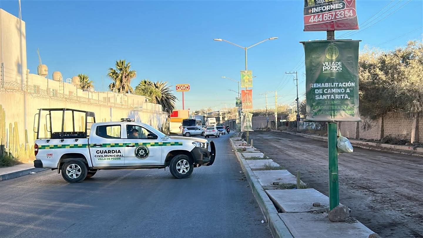PC de Villa de Pozos atienden fuga de gas en Bosques de las Flores