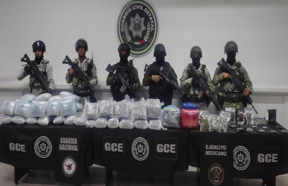 Aseguran 50 kilos de marihuana en Mexquitic, no hubo detenidos