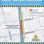 Interapas realiza obras de rehabilitación sanitaria en la calle Damián Carmona