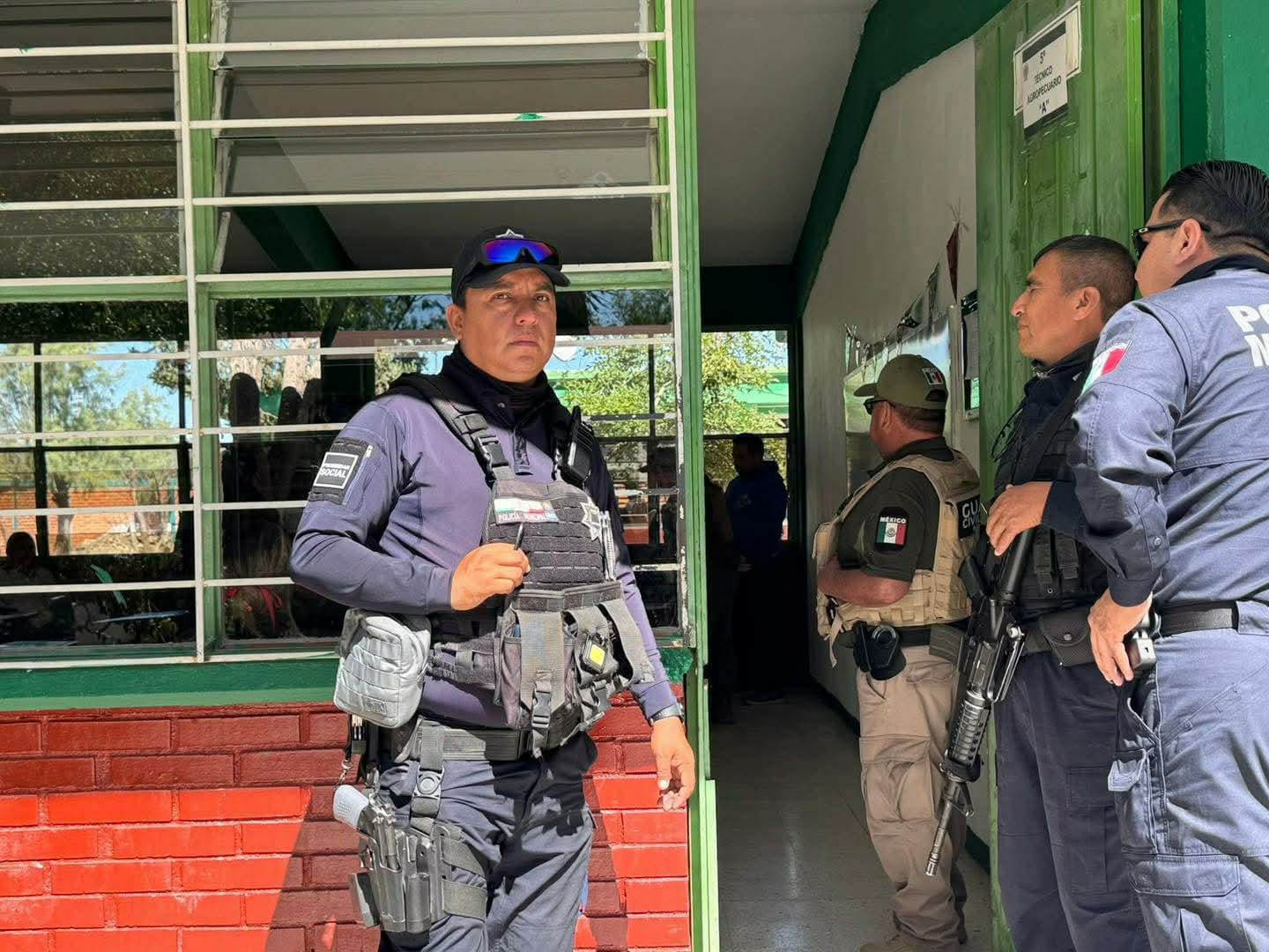 Operativo En Escuela De Matehuala Por Amenaza De Ataque