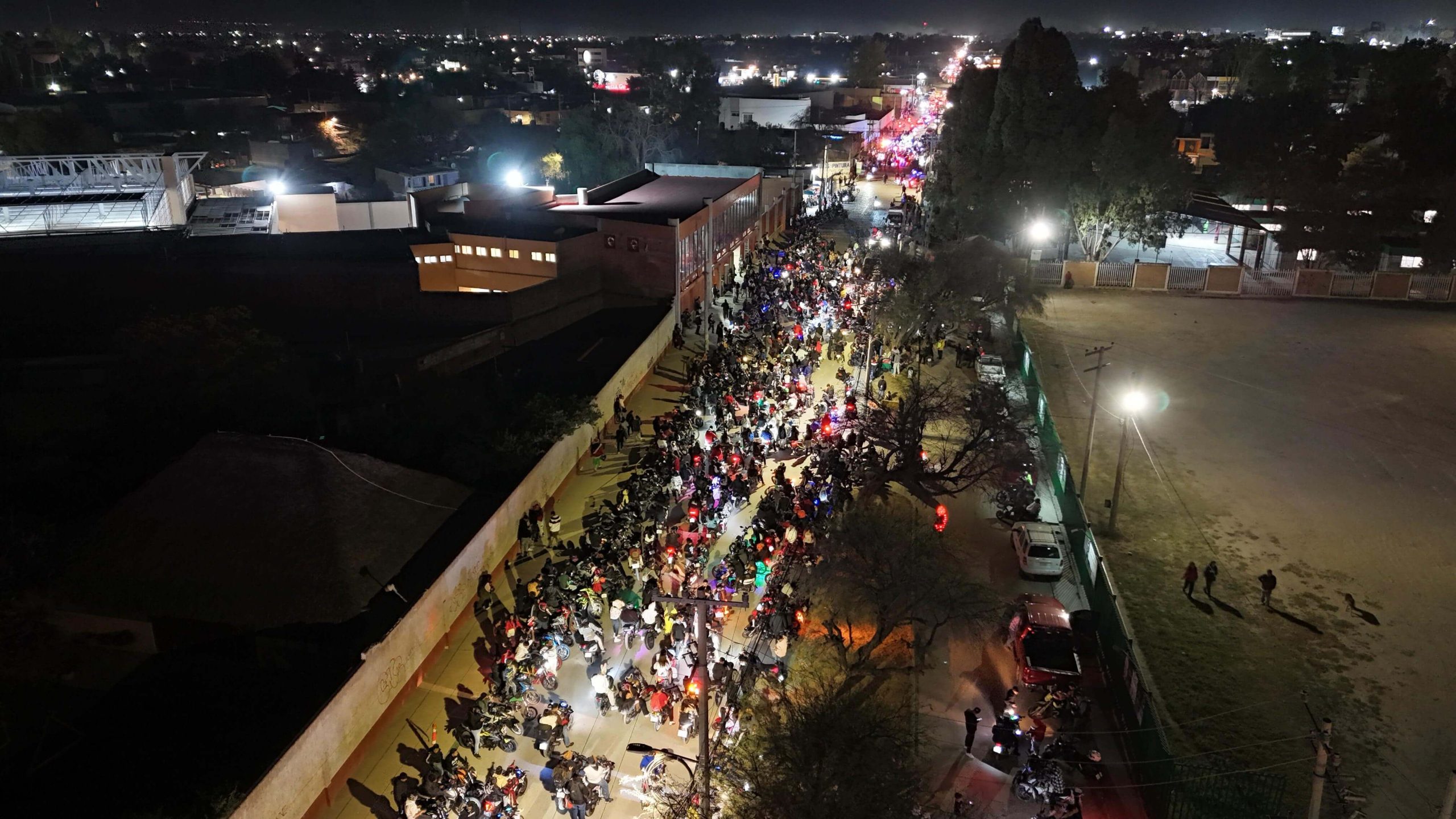 Rodada del terror recorrió Villa de Pozos