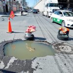 Ayuntamiento de Soledad inicia trabajos de reparación de fuga de drenaje en Av. José de Galvez