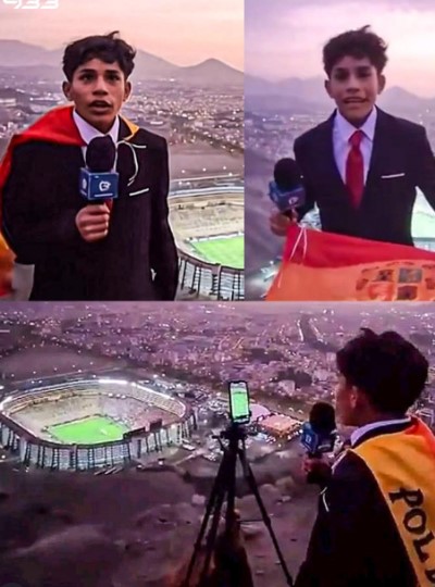 Cliver Huamán, el joven narrador peruano que pasó de un cerro a la Champions