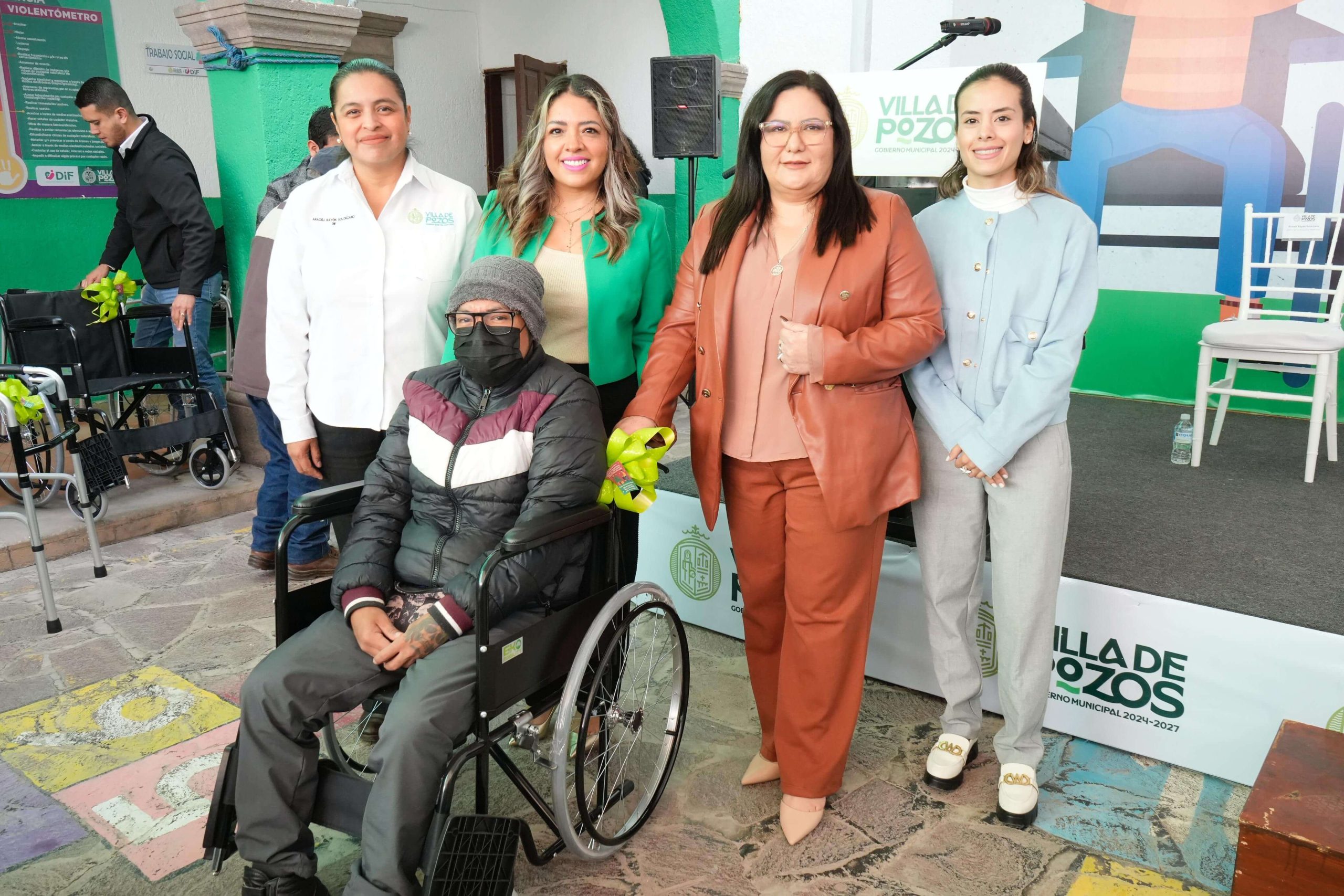 DIF Villa de Pozos entrega apoyos técnicos a personas con discapacidad