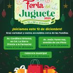 Este 12 de diciembre, inicia la feria del juguete en Soledad de G. S. Con varias ubicaciones