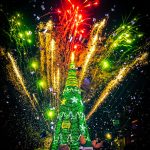 Villa de Pozos se ilumina con magia navideña