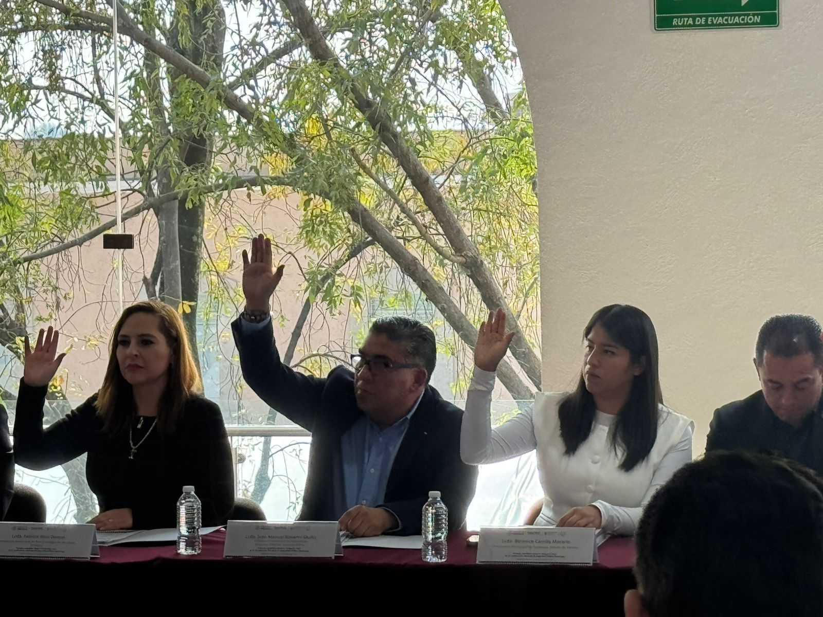 Juan Manuel Navarro se integra a mesa nacional de seguridad, encabezada por Omar G. Harfuch