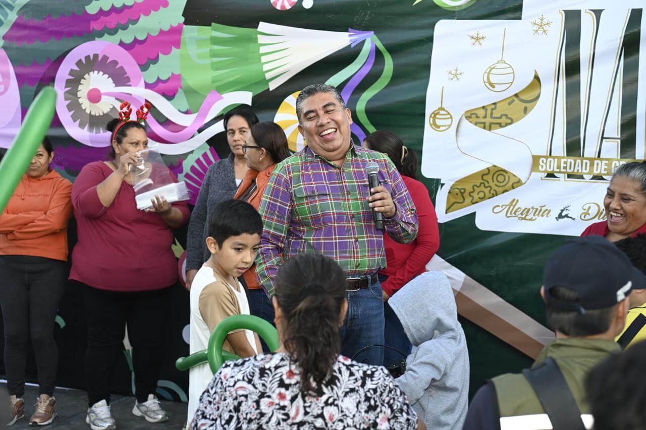 Tradicionales posadas navideñas llegaron a comunidades rurales en Soledad de Graciano Sánchez
