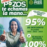 Últimos días de descuentos en estímulos fiscales para regularización de predial en villa de pozos