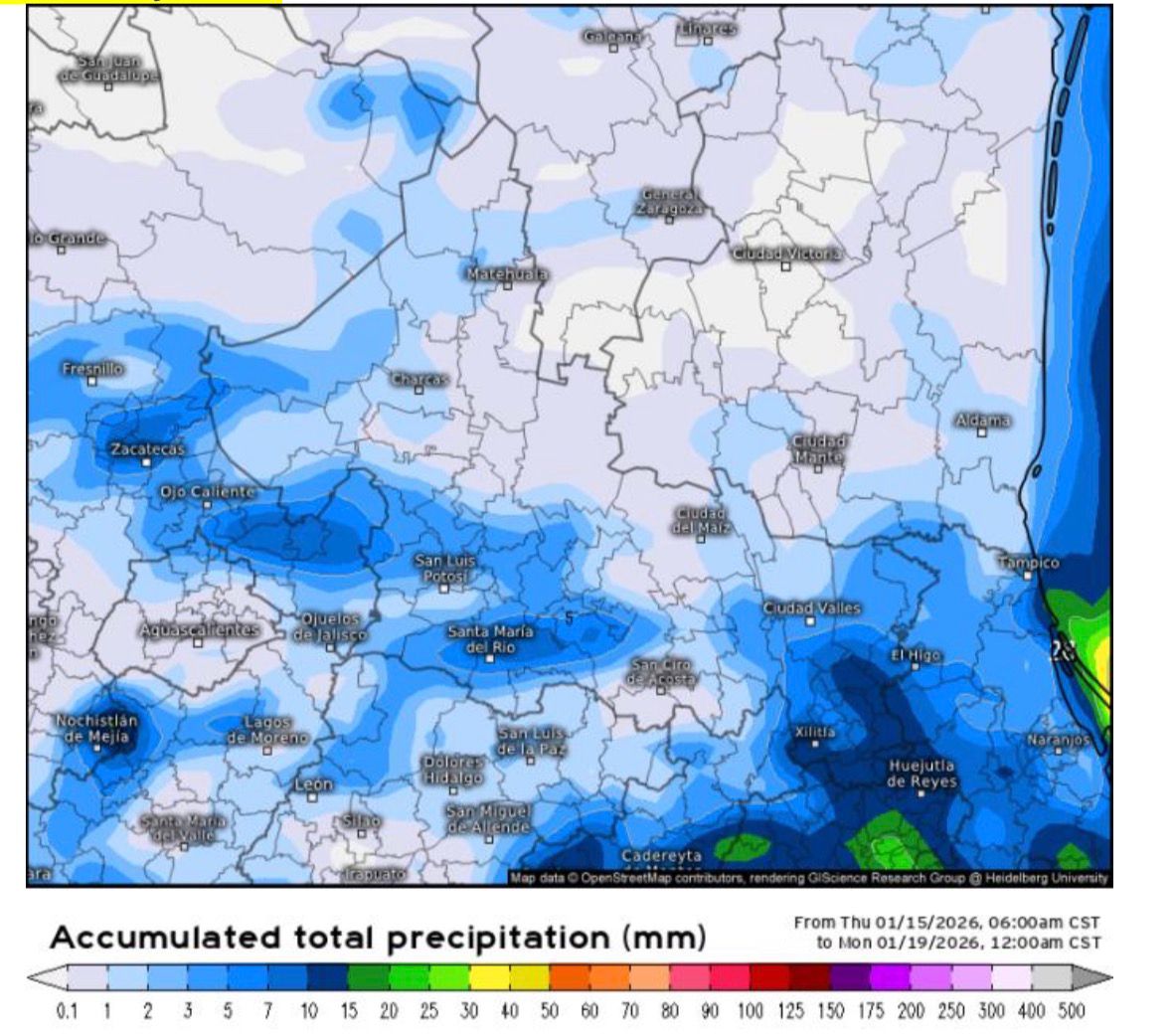 Alerta protección civil por bajas temperaturas y lluvias este fin de semana